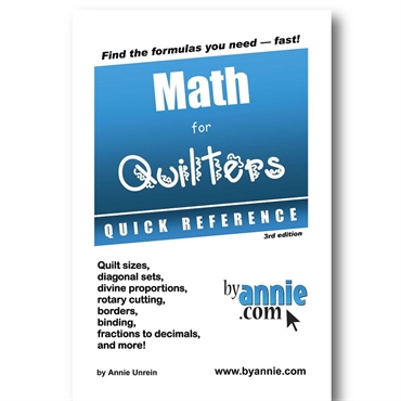 By Annie - Math for Quilters - Reference hæfte